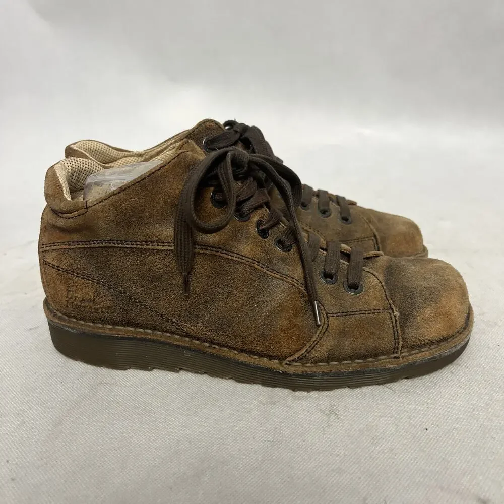 Vintage Dr. Martens Mens Brown Leather Chunky Air Wair Oxford Shoe Sz 8